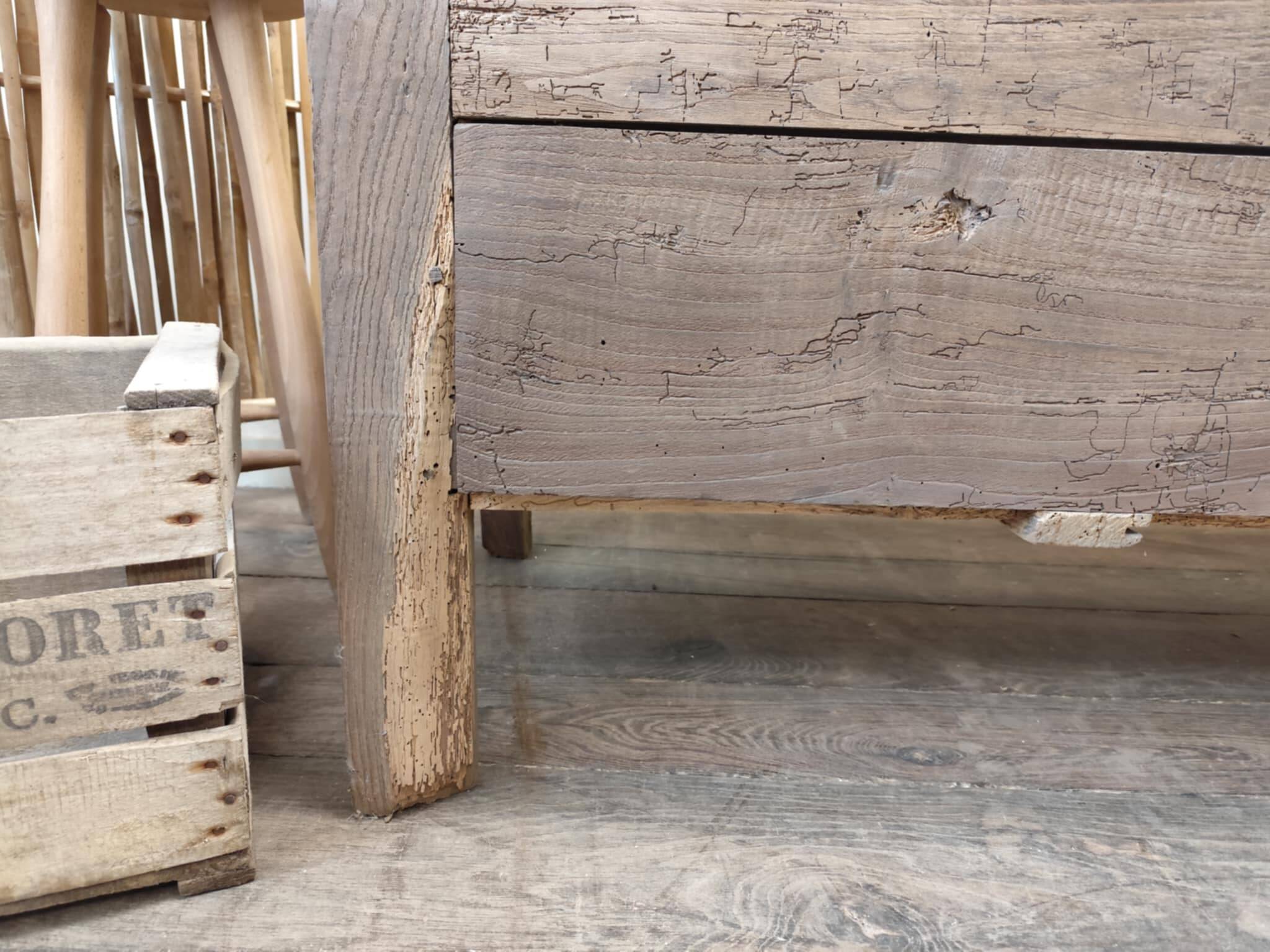 Chest, bench, kneading trough, trunk, solid oak