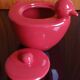 Zoomorphic sugar bowl in ceramic. 80's