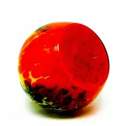 E4F Bohemia - ART DECO Spatterglass Vase