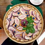 Plat à tarte en barbotine