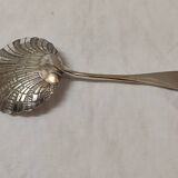 Scallop spoon, silver metal