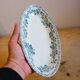 Oval ravier dish with floral decoration - "Guadeloupe" Terre de fer - Debray