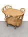Rattan dessert table