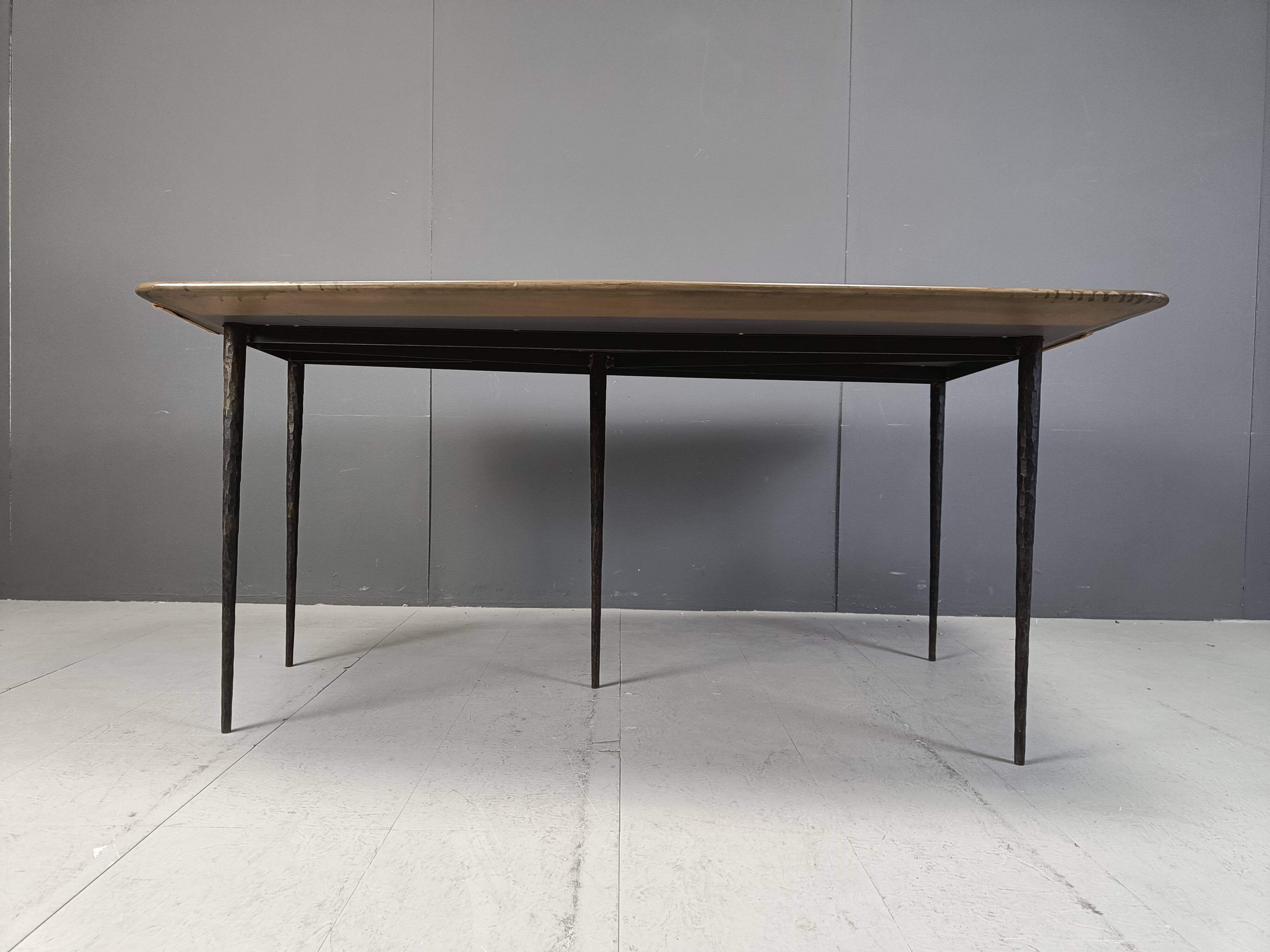 Hand made design dining table, 1990s