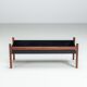 Hugo Frandsen large planter in rosewood Spottrup Denmark 1960