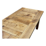 Cherry wood coffee table with sliding top, work from the 70s