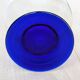 Elegant Two-Tone Carafe - Blown Glass White & Cobalt Blue - Murano Style