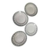 Set of deep and flat plates Moulin des Loups Georgette