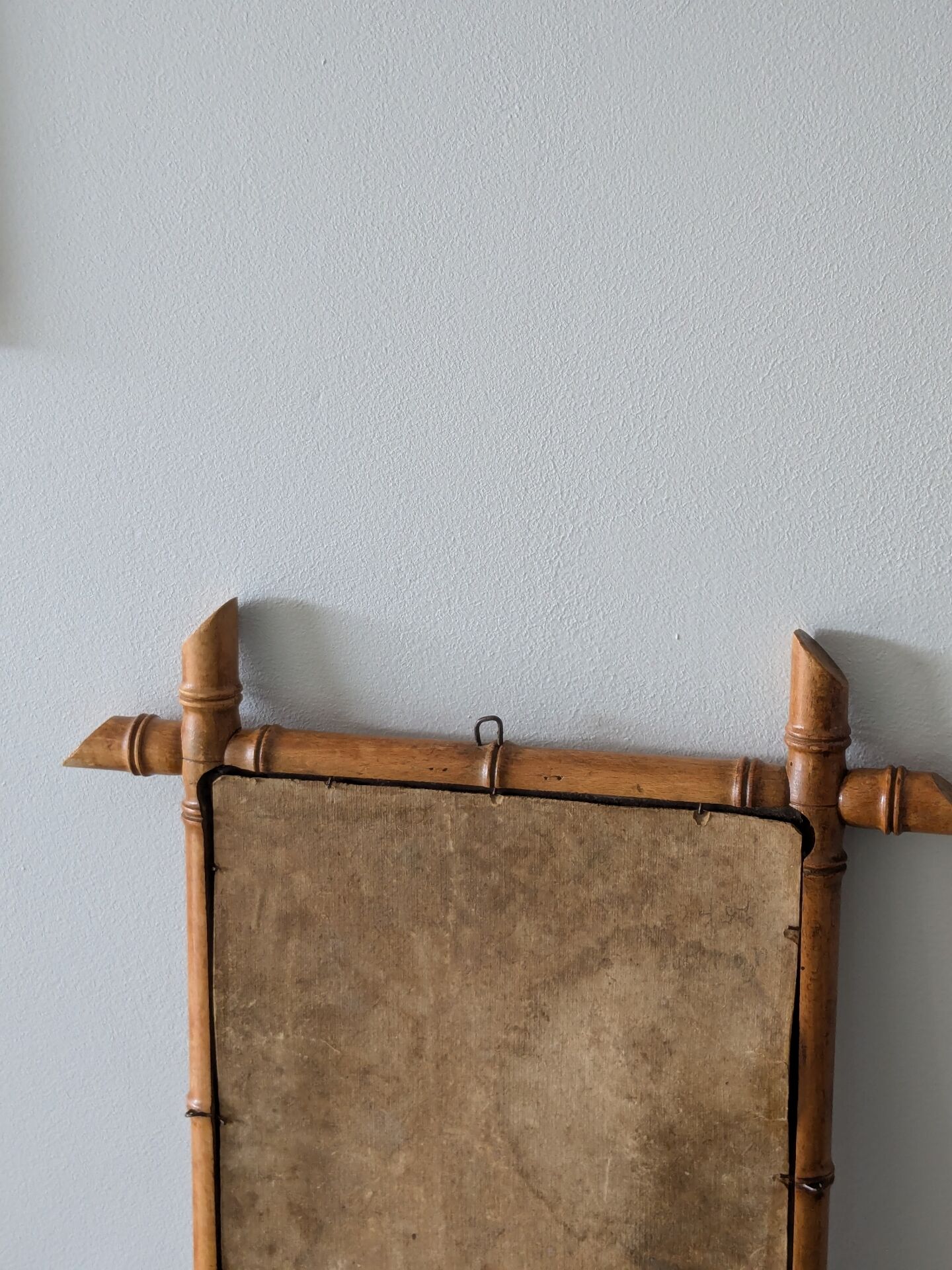 Miroir vintage bambou