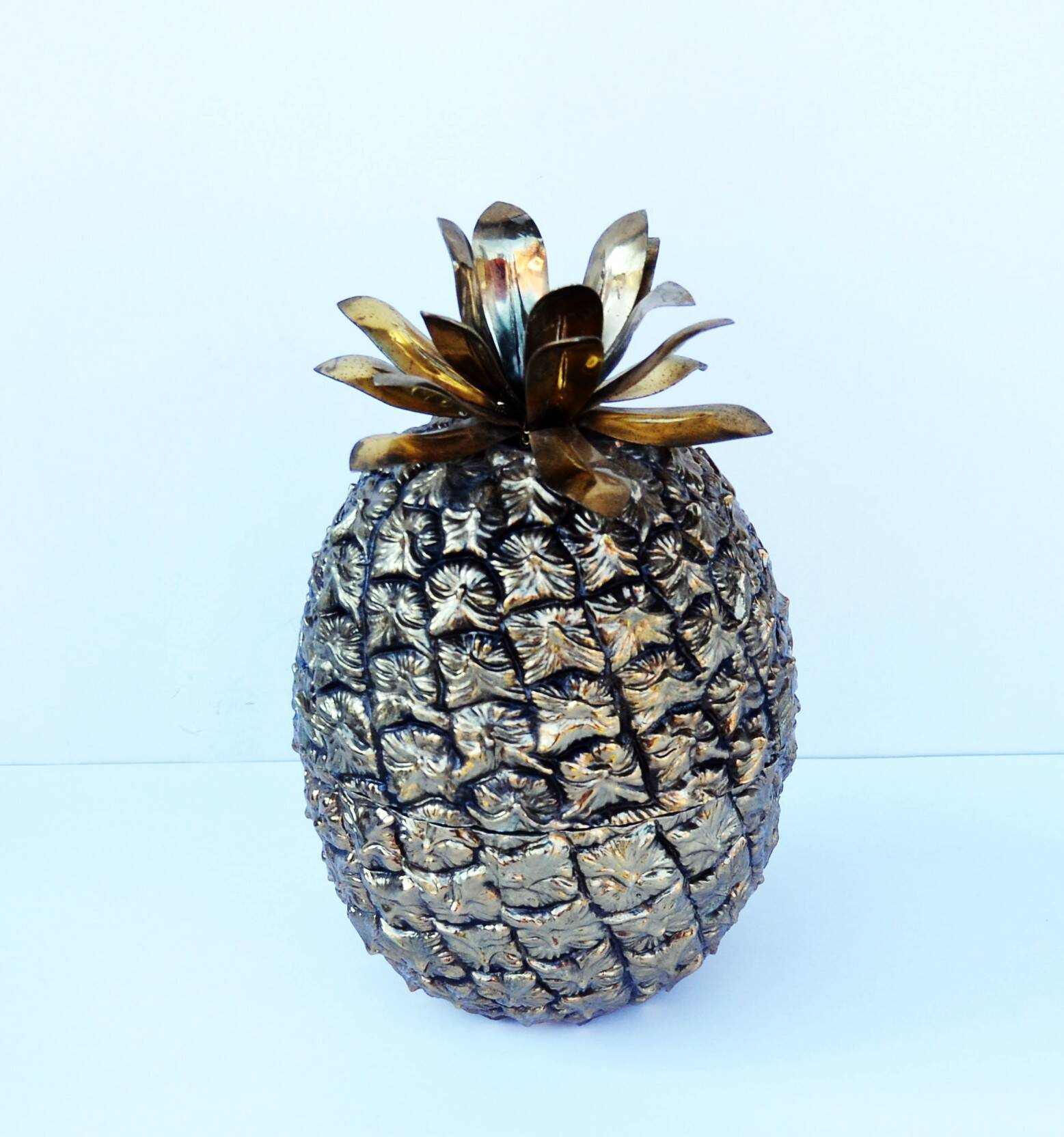 Mid Century Frigotherm Pineapple Shaped Ice Bucket by Hans Turnwald