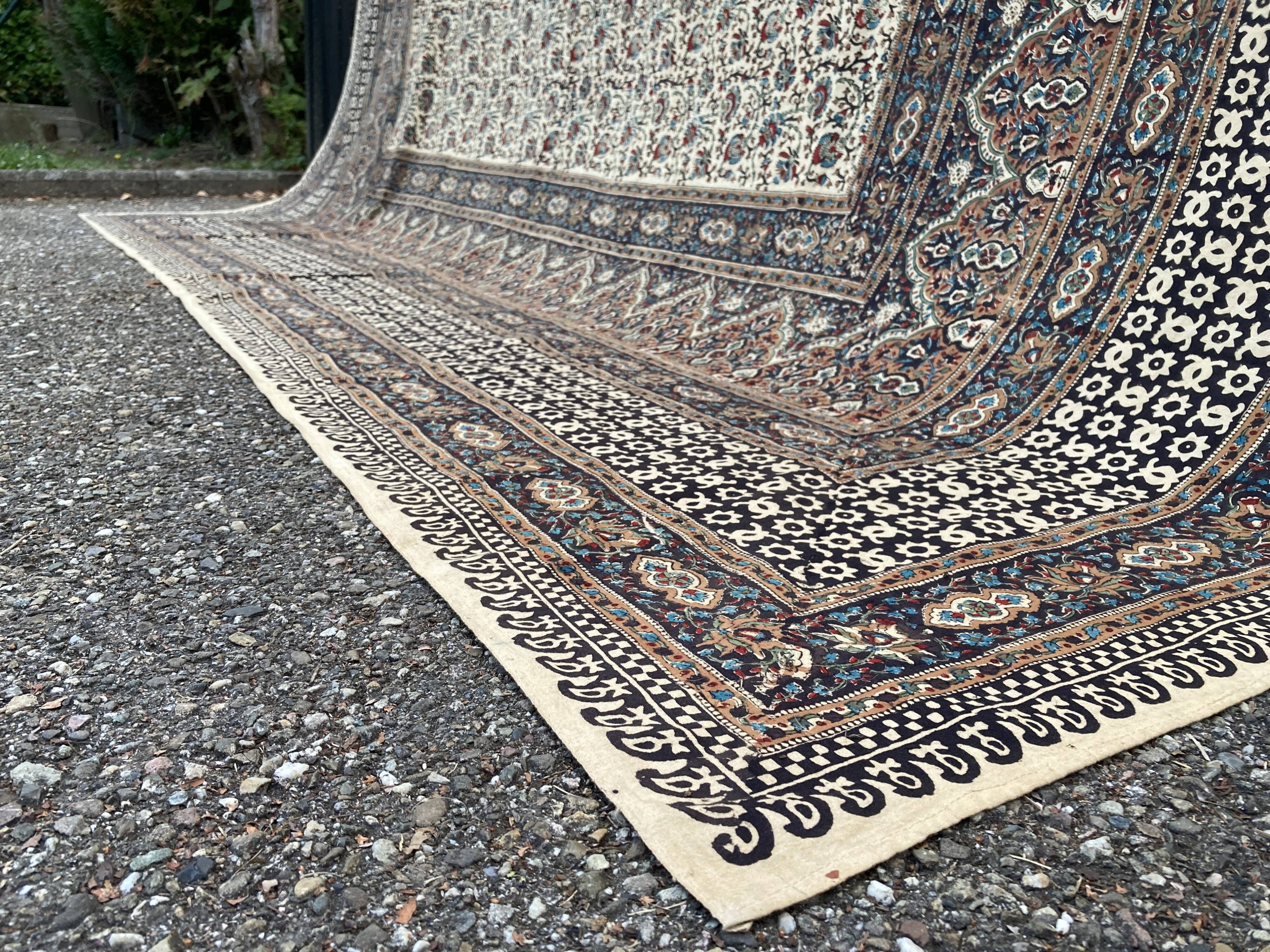 Embroidery kalamkari fabric