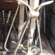 Former forged iron chimney set (9 pieces)