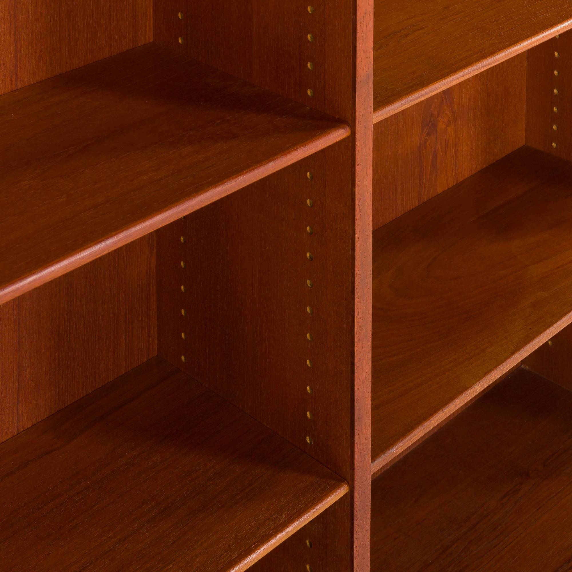 Borge Mogensen China series teak bookcase for C. M. Madsen, Denmark, 1960s