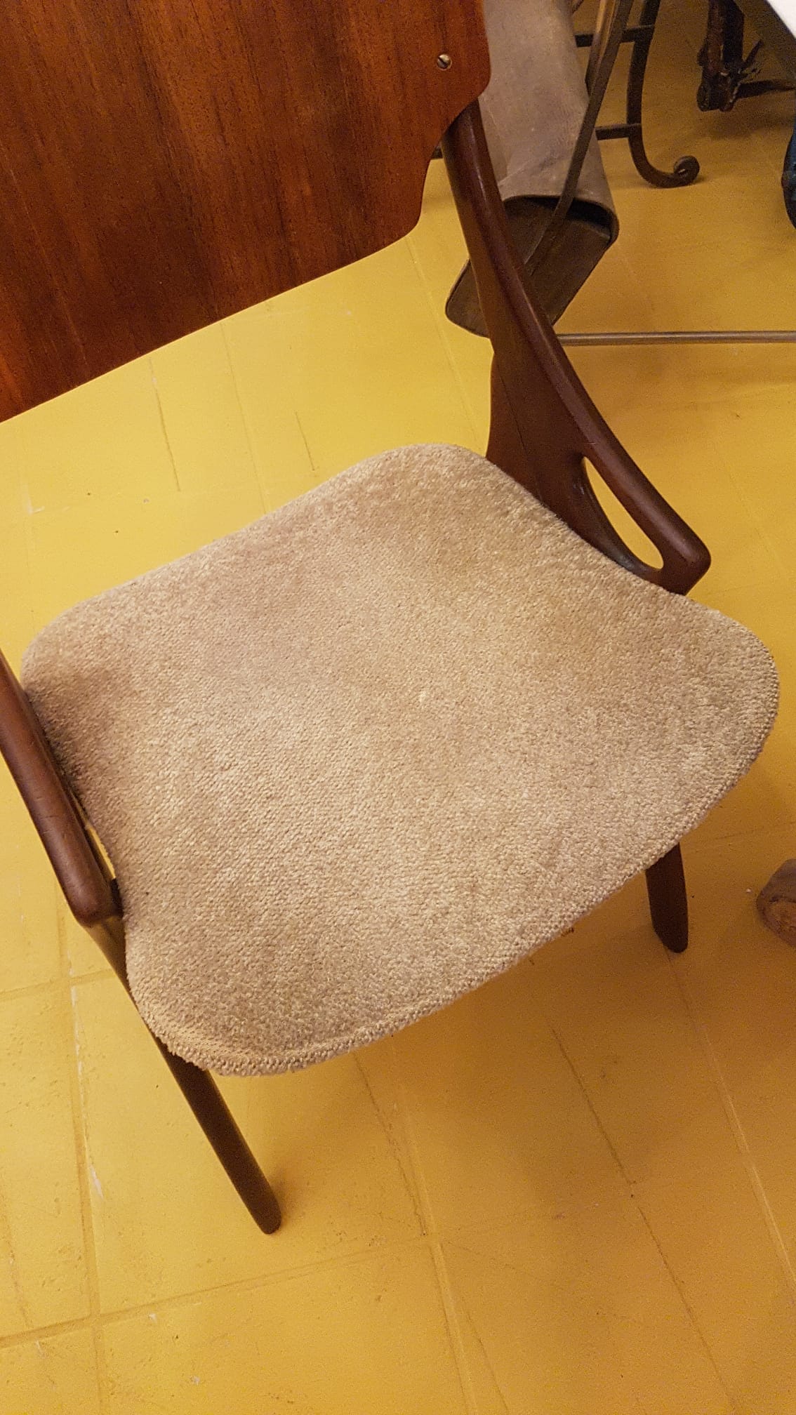 Set of 2 dining room chairs by Arne Hovmand Olsen for Mogens Kold, 1960s