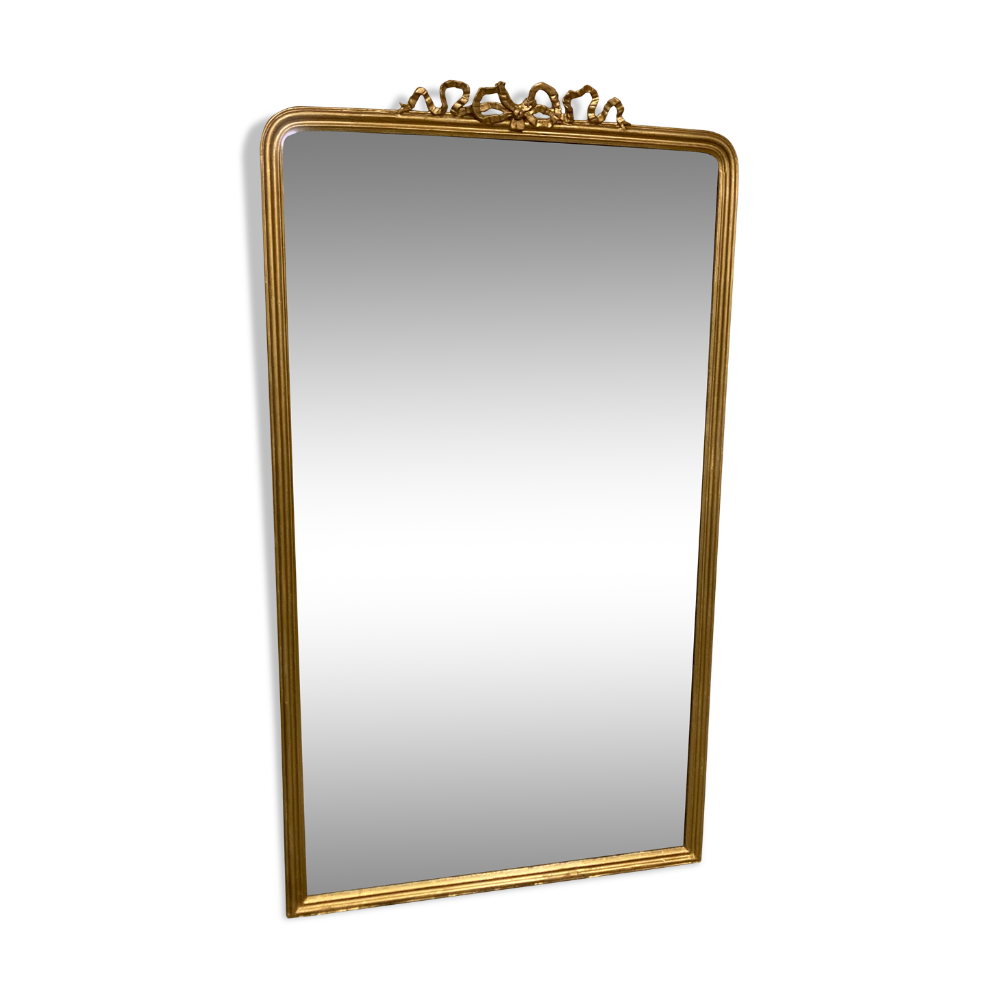 Large mirror Louis XVI style, XIXth 92x164cm