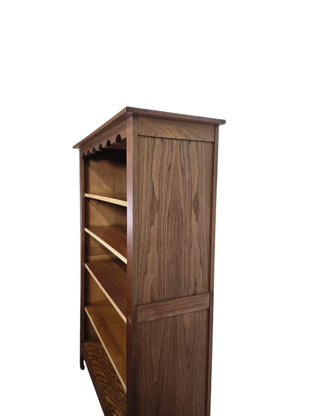 Vintage wooden library/cabinet/display case