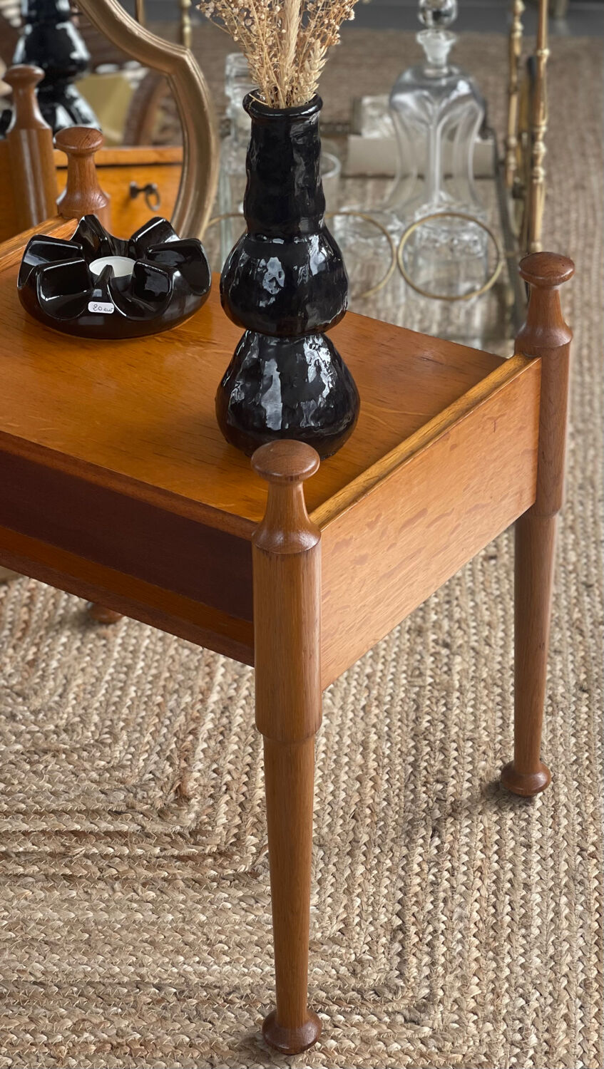 Vintage bedside table 1970