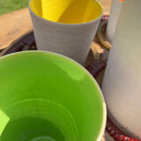 Jug and glasses for orangeade service