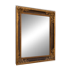 Mirror in a decorative gold frame, 63.5 x 54 cm