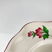 Grand plat ovale  KG Luneville – modèle Réverbère