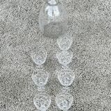 Carafe and 7 glasses