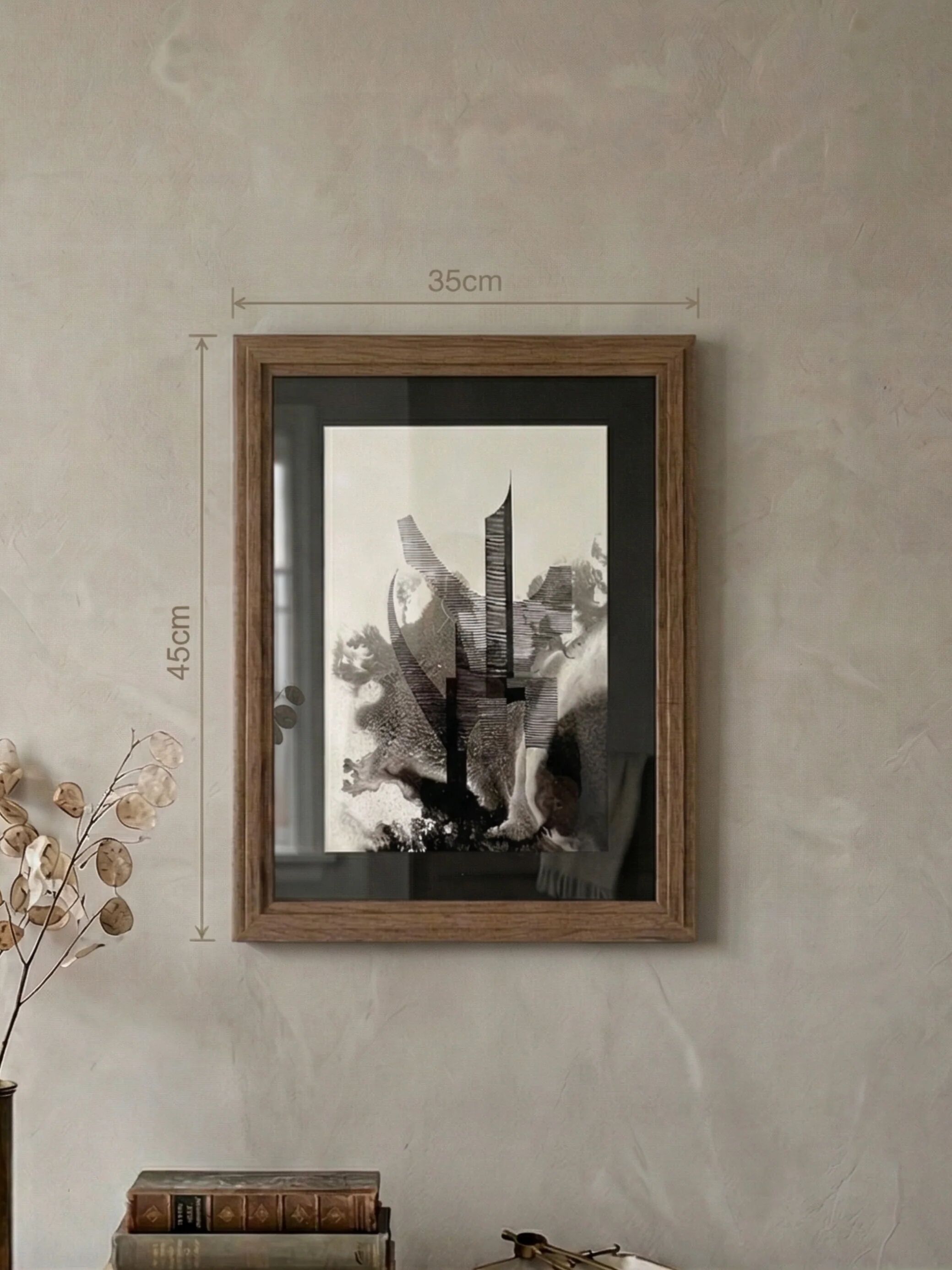 Œuvre originale sur papier signée Eugène Eechaut, 1973 - Encadrée