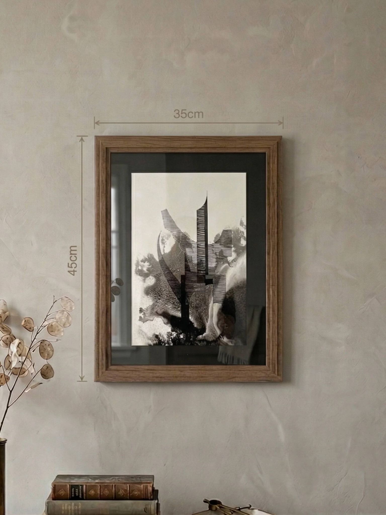 Œuvre originale sur papier signée Eugène Eechaut, 1973 - Encadrée