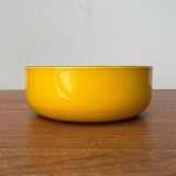 Yellow enamel bowl mid-century by Kaj Franck for Wärtsila Arabia, Finland, 1960s.