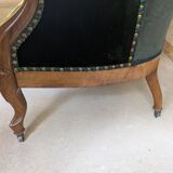Louis Philippe bench and armchair set