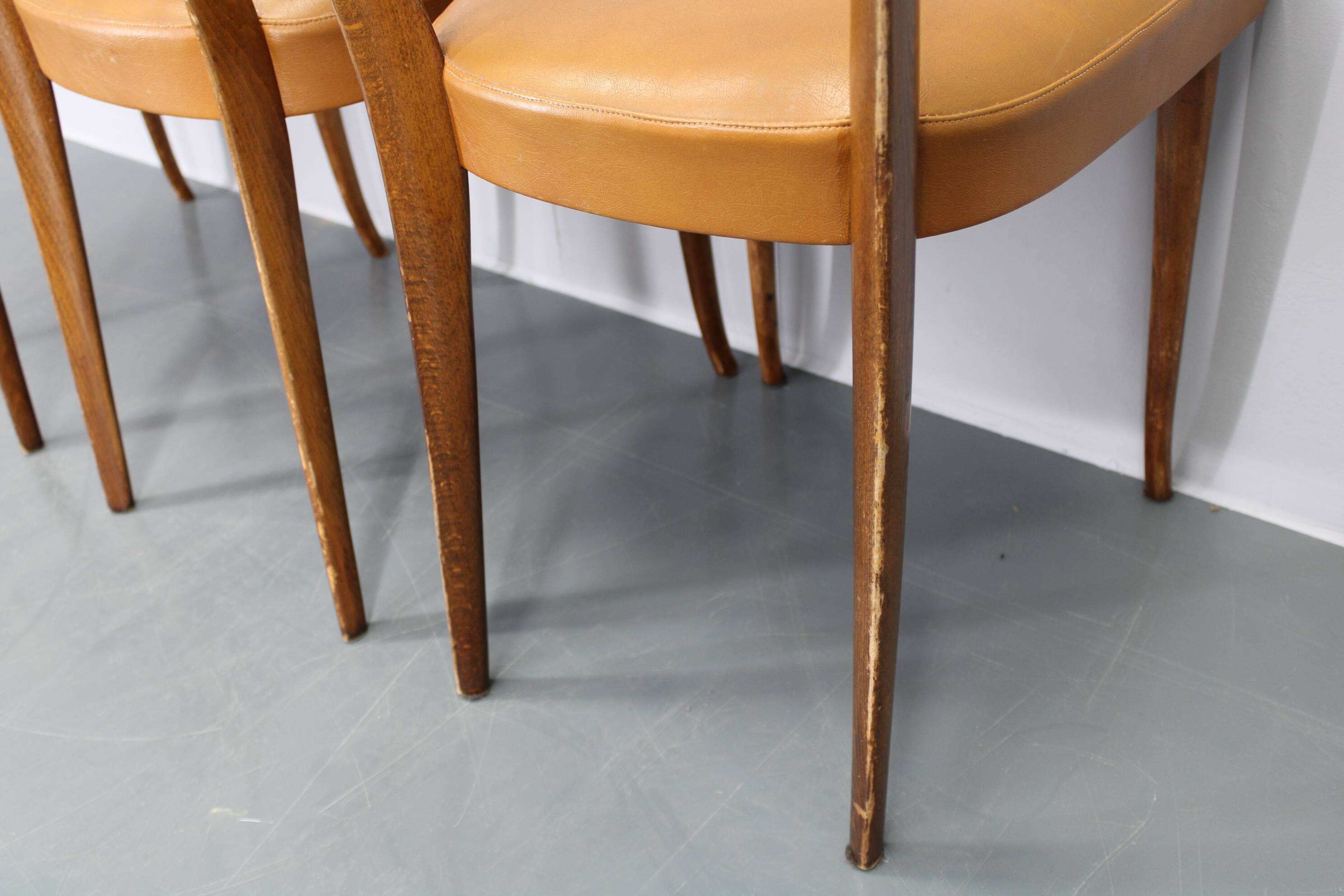 1950s Set of Four Italian Dining Chairs