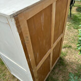 Petite armoire parisienne vintage couleur blanche
