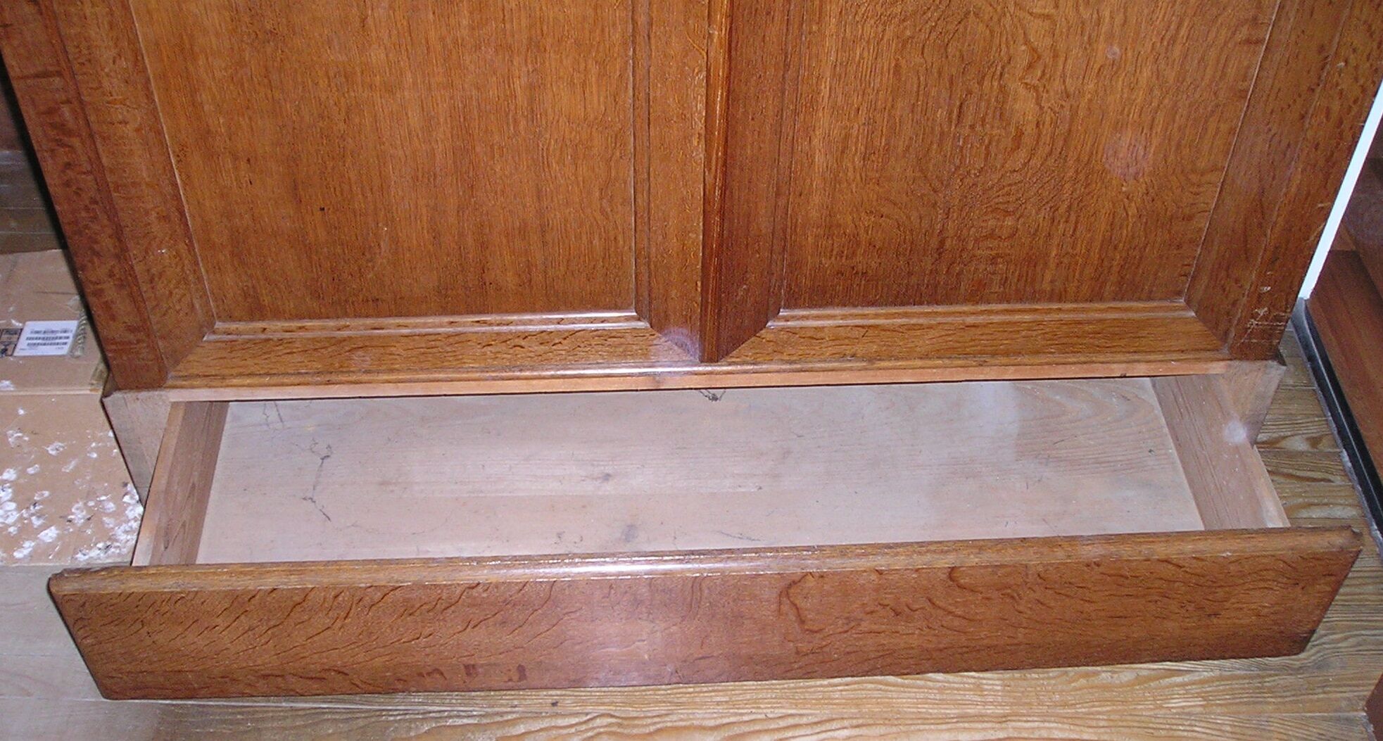Louis Philippe sacristy cabinet in blond oak