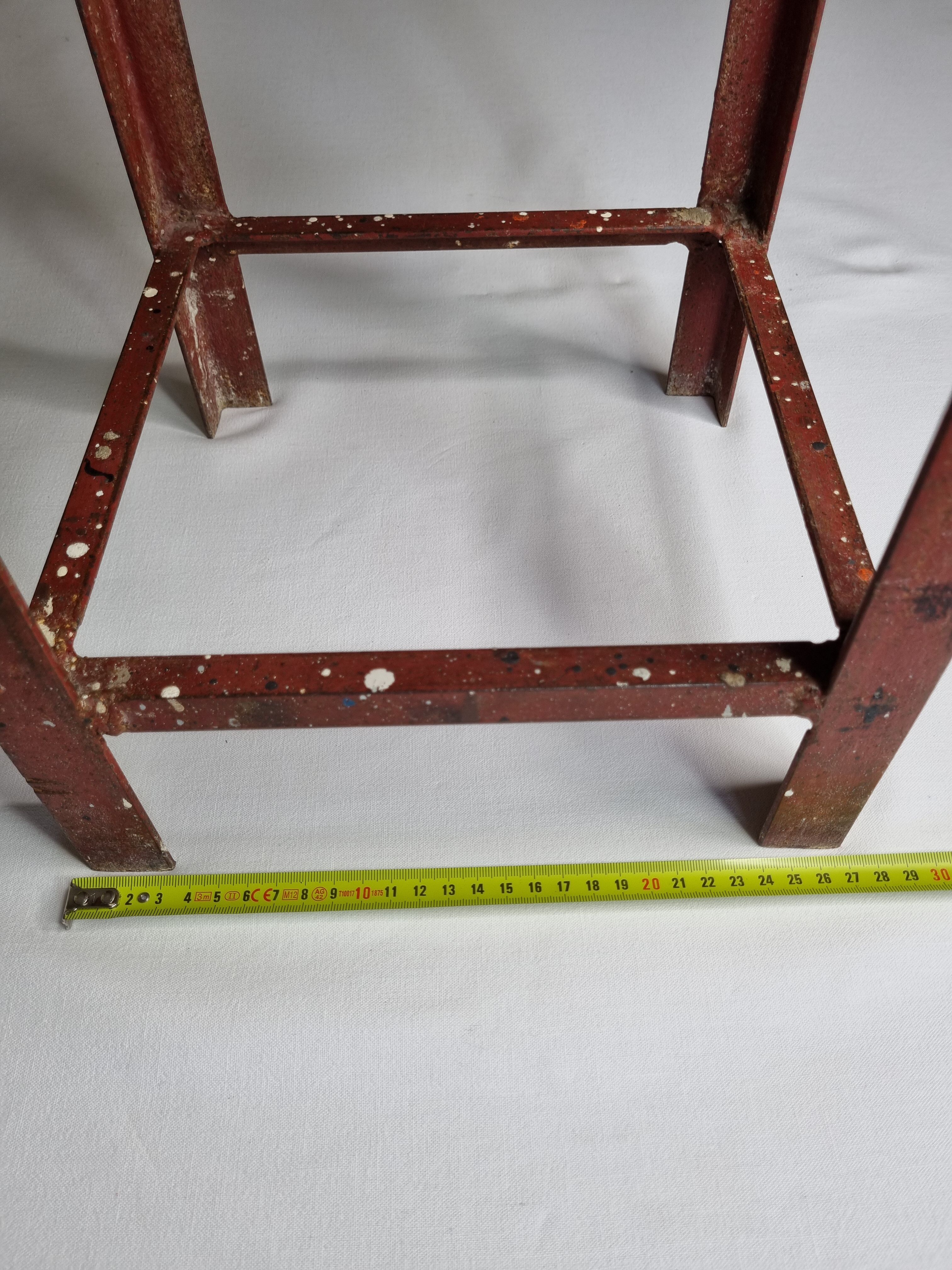 Metal workshop stool, 44 cm