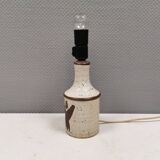Table lamp in stoneware/ceramics by Danish Axel Larsen 1970-80s
