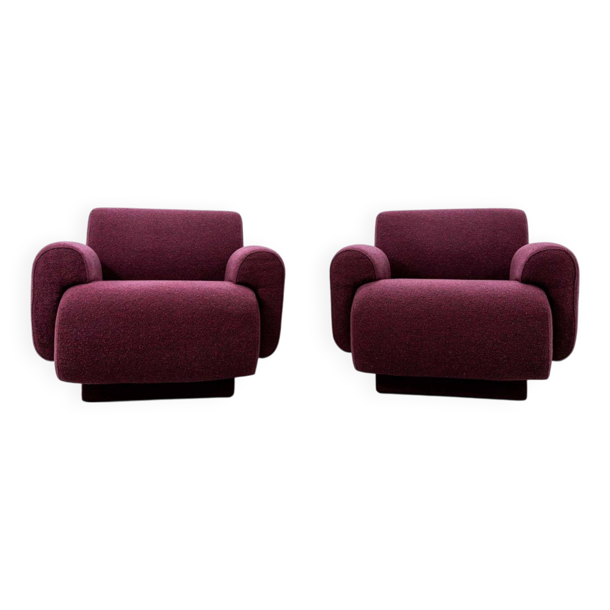 Paire de fauteuils modulaires par Eberhard Geißler, Oelsa, Allemagne, années 1970