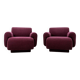 Paire de fauteuils modulaires par Eberhard Geißler, Oelsa, Allemagne, années 1970