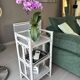 1970s rattan shelf
