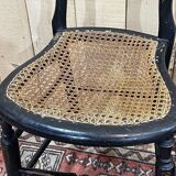 Pair of chairs Napoleon III XIXth in norci wood and mother-of-pearl inlay