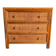 Vintage rattan chest of drawers