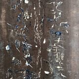 Original lithograph by zao wou-ki, untitled, 1957 (agerup 113)