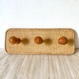 Rattan coat rack and canning