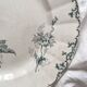 Round ironstone dish “Pavots” Choisy le Roi