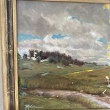 Paysage signé de 1977