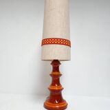 Ceramic fat lava Hustadt Leuchten floor lamp, 1970s