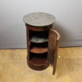 Empire bedside table in mahogany, 19th century.