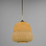 Suspension en verre du milieu du siècle, années 1960