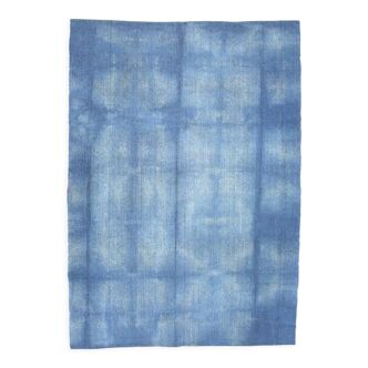 Blue vintage rug 209x294cm