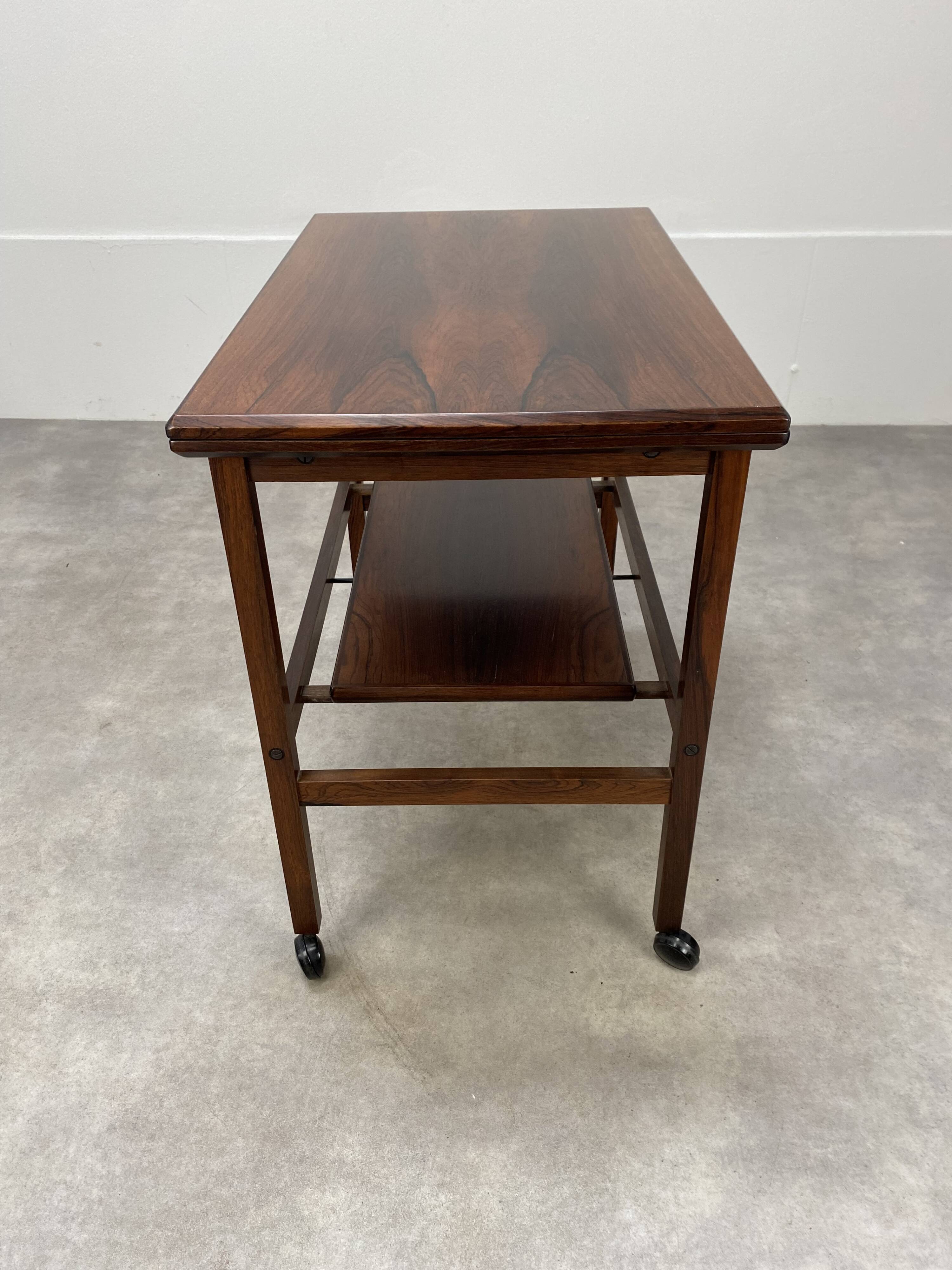 Scandinavian service arrebo mobler rosewood wallet tray