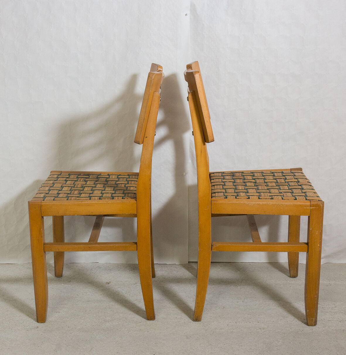 Set of 4 chairs by Pierre Cruège 1950