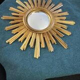 Miroir soleil œil de sorcière vintage années 1960